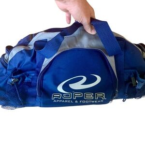 Roper Blue and Gray Men's Bag
